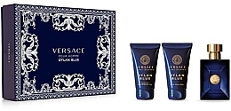Versace Pour Homme Dylan Blue - Duftset (Eau de Toilette 50ml + After Shave Balsam 50ml + Duschgel 50ml)  — Bild N1