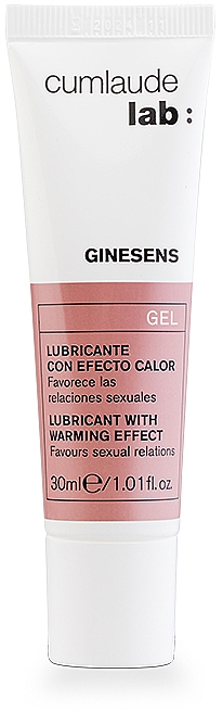 Gel-Gleitgel mit wärmender Wirkung - Ginesens Lubricating Gel Warming Effect — Bild N1