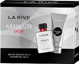 La Rive Absolute Sport - Duftset (Eau de Toilette 100ml + Duschgel 100ml) — Bild N1