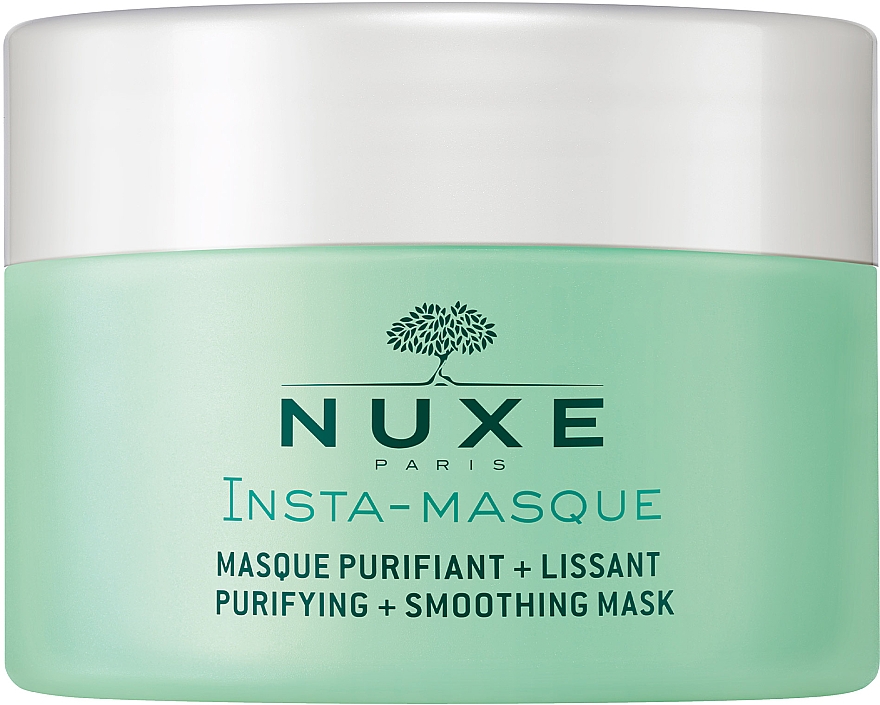 Glättende und reinigende Gesichtsmaske mit Rosenwasser und weißer Tonerde - Nuxe Insta-Masque Purifying + Smoothing Mask — Bild N1