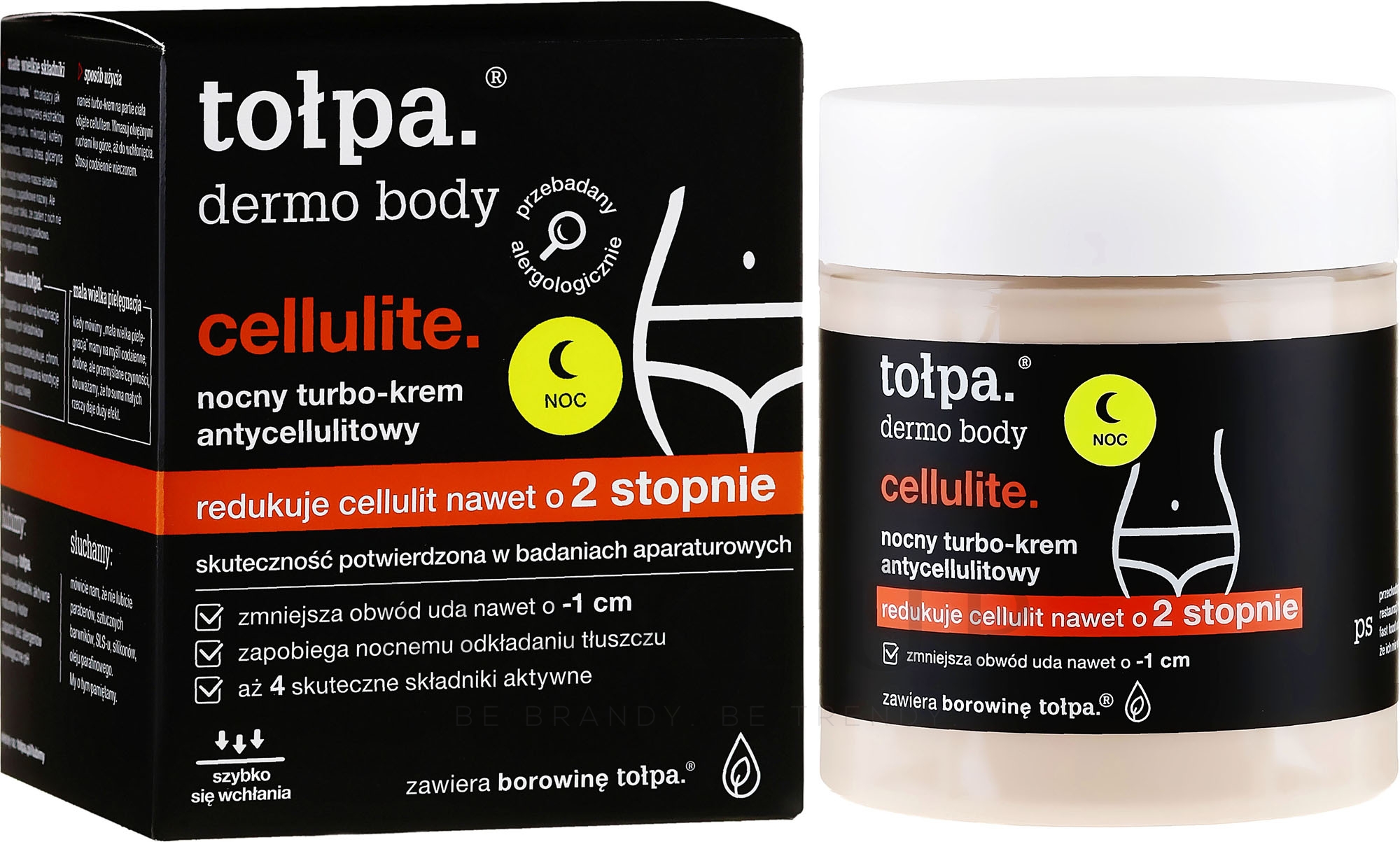 Anti-Cellulite Körpercreme für die Nacht - Tolpa Dermo Body Cellulite Night Cream — Bild 250 ml