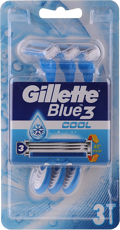 Rasierer - Gillette Blue 3 Cool 3 St. — Bild N1