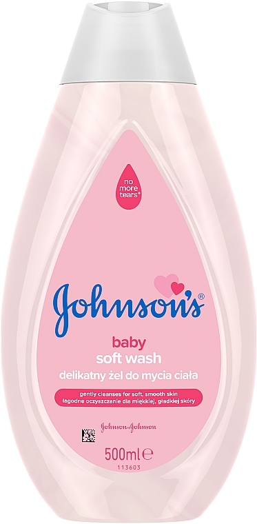 Sanftes Körperreinigungsgel für Babys und Kinder - Johnson’s Baby Soft Wash Gel — Bild N1