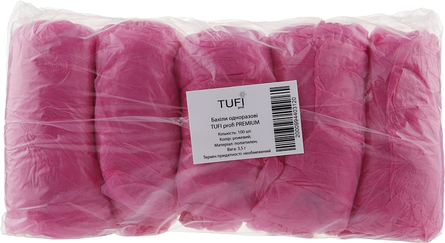 Einweg-Schuhüberzüge 3.5 g rosa 100 St. - Tuffi Proffi Premium — Bild N1