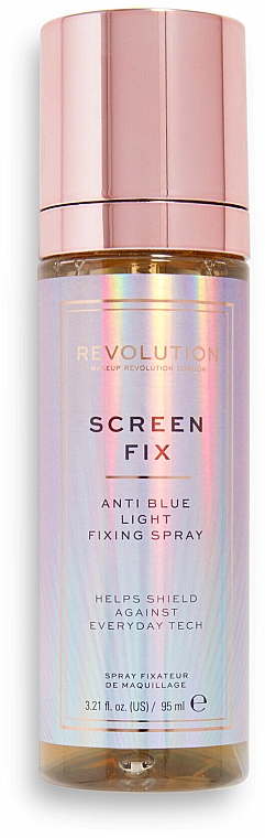 Fixierspray - Makeup Revolution Protect Screen Fix Anti Blue Light Fixing Spray — Bild N2