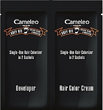 Einwegfarbe zum sofortigen Kaschieren grauer Haare für Haar, Bart und Schnurrbart - Delia Cameleo Men — Bild N2