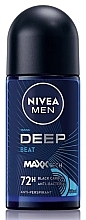 Düfte, Parfümerie und Kosmetik Deo Roll-on Antitranspirant für Männer - Nivea Men Deep Black Carbon Beat Anti-Perspirant Roll-On