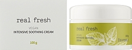 Intensiv beruhigende Gesichtscreme - Deoproce Real Fresh Vegan Intensive Soothing Cream — Bild N2