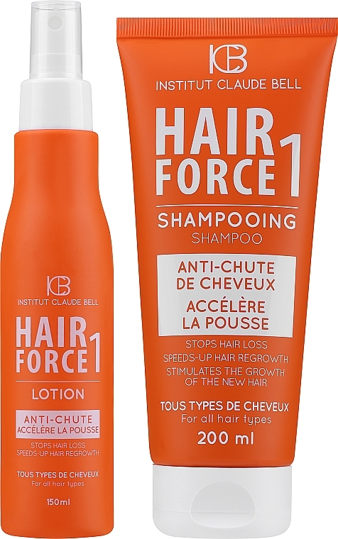 Haarpflegeset - Institut Claude Bell Hair Force One Set (Haarlotion 150ml + Shampoo 200ml) — Bild N1