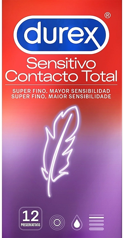 Kondome 12 St. - Durex Sensitive Total Contact — Bild N1