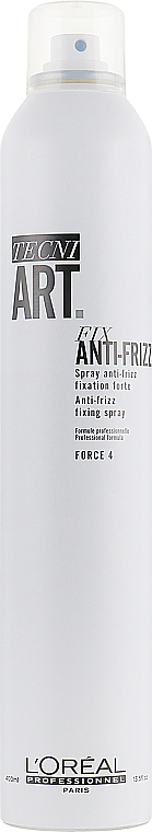 Haarspray Fix Anti-Frizz Halt 4 - L'Oreal Professionnel Tecni.art Fix Anti-Frizz Force 4 Strong-Hold