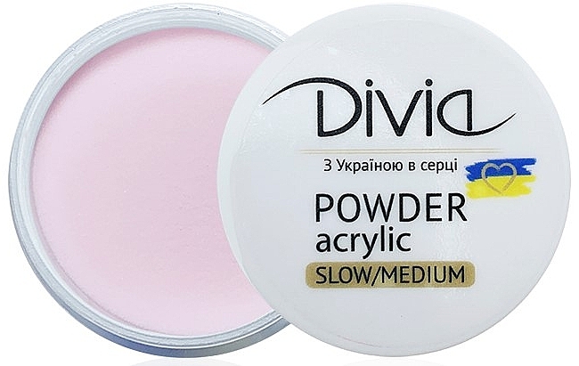 Acrylpulver - Divia Acrylic Powder Slow/Medium Di1807 — Bild N1