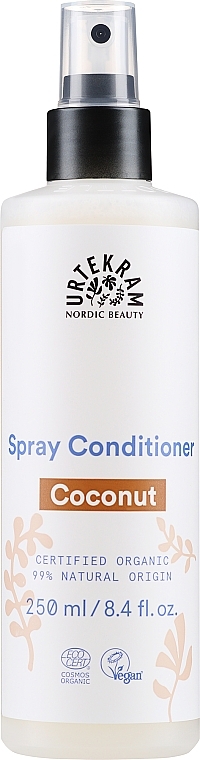 Feuchtigkeitsspendender Haarspray-Conditioner mit Bio Kokosnektar für normales Haar - Urtekram Coconut Spray Conditioner — Bild N1