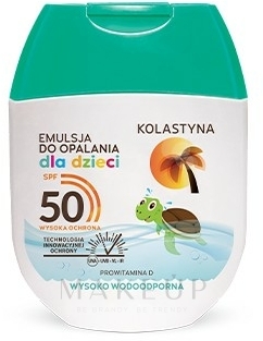 Wasserfeste Sonnenschutzlotion für Kinder SPF 50 - Kolastyna Sun Protection Kids Lotion SPF 50 — Bild 150 ml
