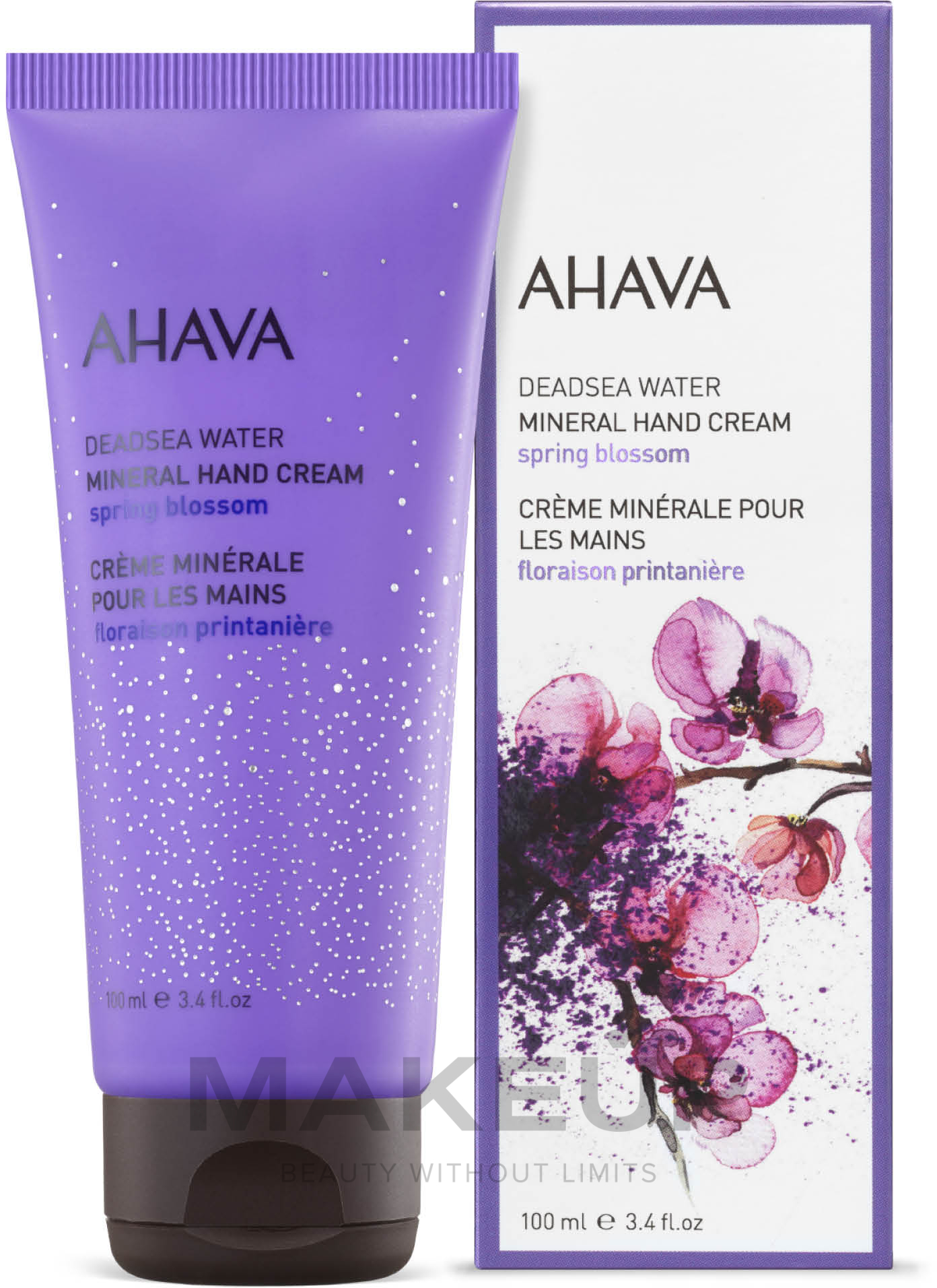 Handcreme Frühlingsblume - Ahava Deadsea Water Mineral Hand Cream Spring Blossom — Bild 100 ml