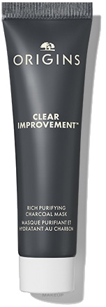 Reichhaltige und reinigende Kohlemaske - Origins Clear Improvement Rich Purifying Charcoal Mask — Bild 30 ml