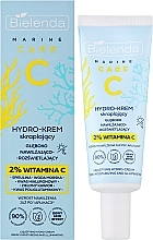 Tief feuchtigkeitsspendende und aufhellende Gesichtscreme - Bielenda C Marine Care Liquefying Hydro-Cream Deeply Moisturizing And Illuminating — Bild N2