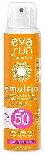 Sonnenschutzemulsion für empfindliche Haut - Eva Natura Sun Sensitive Emulsion SPF50 — Bild N1