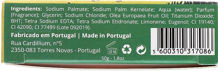 Naturseife Eucalyptus - Essencias De Portugal Folclore Eucalyptus Soap Live Portugal Collection — Bild N3