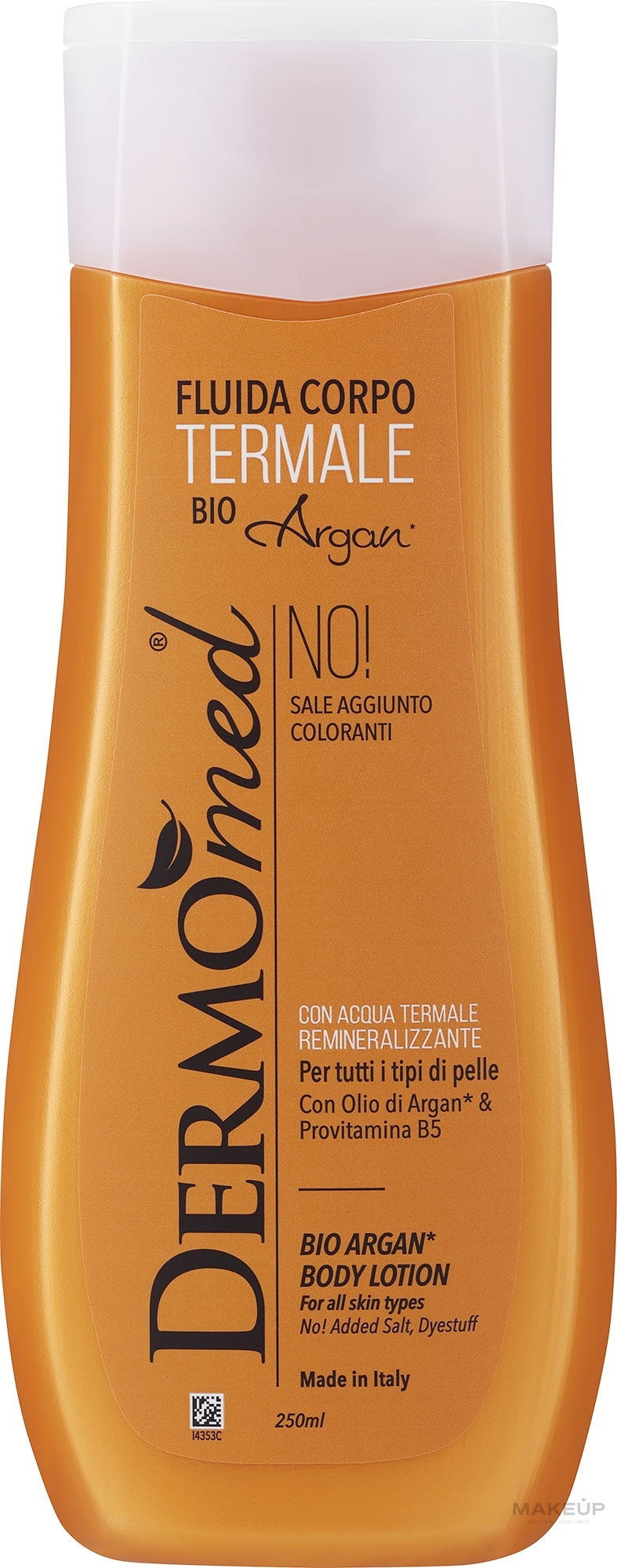 Körperlotion mit Arganöl - Dermomed Thermal Bio Argan Body Lotion — Bild 250 ml