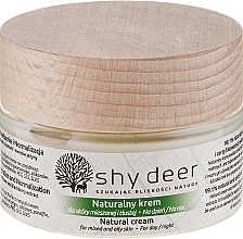 Düfte, Parfümerie und Kosmetik Natürliche Gesichtscreme für fettige und Mischhaut - Shy Deer Natural Cream