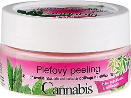 Düfte, Parfümerie und Kosmetik Gesichts- und Körperpeeling mit Hanföl - Bione Cosmetics Cannabis Face Peeling