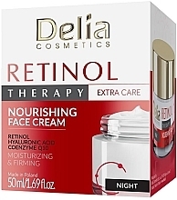 Gesichtscreme für die Nacht - Delia Retinol Therapy Nourishing Night Face Cream — Bild N2