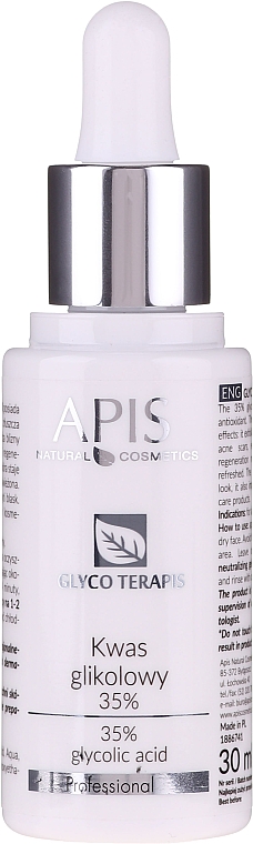 35% Glykolsäure für alle Hauttypen - APIS Professional Glyco TerApis Glycolic Acid 35% — Bild N4