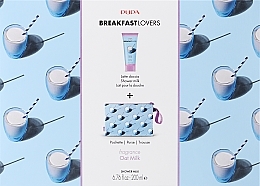Düfte, Parfümerie und Kosmetik Körperpflegeset - Pupa Breakfast Lovers (Duschmilch 200ml + Kosmetiktasche 1 St.)