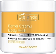 Bielenda Professional Mango Boost Barrier Creamy Body Mask  - Creme-Maske für den Körper — Bild N1