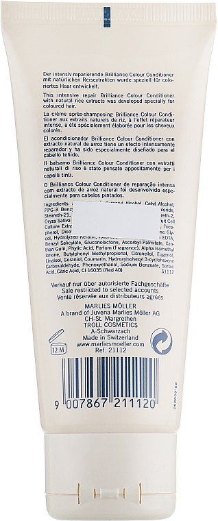 Conditioner für coloriertes Haar - Marlies Moller Brilliance Colour Conditioner — Bild N2