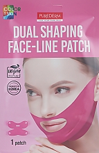 Lifting-Maske für Kinn, Wangen und Mund - Purederm Dual Shaping Face-Line Patch — Bild N1
