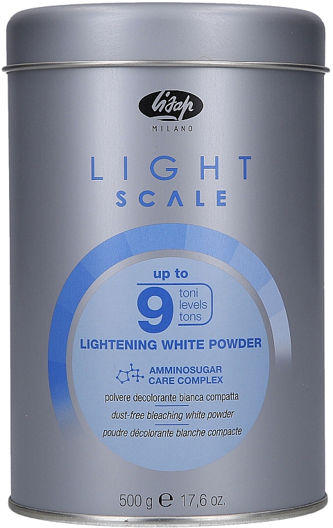 Pulver zur Haaraufhellung - Lisap Light Scale Up To 9 — Bild N1