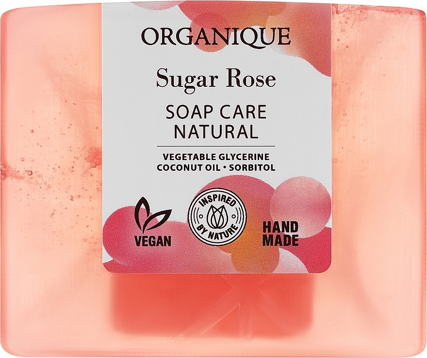 Natürliche pflegende Seife - Organique Soap Care Natural Sugar Rose — Bild N1