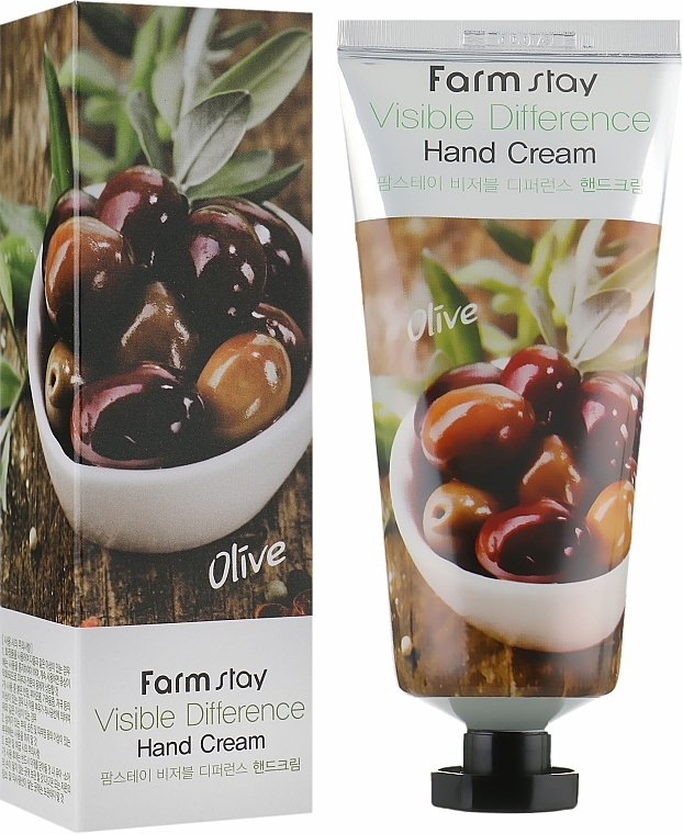 Handcreme mit Olivenextrakt - FarmStay Visible Difference Hand Cream Olive — Bild N3