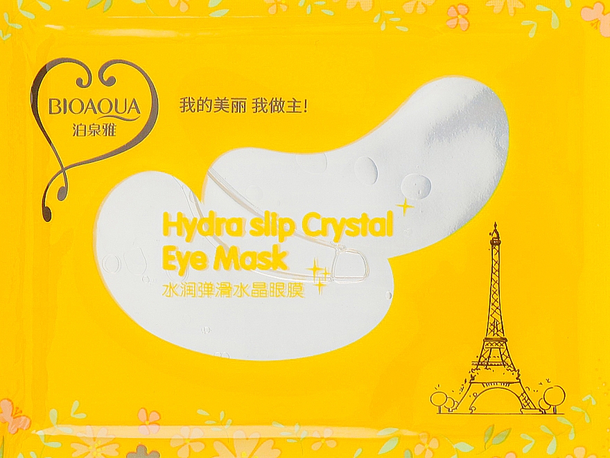 Pflegende Augenmaske - Bioaqua Hydra Slip Crystal Eye Mask — Bild N1