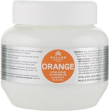 Vitalisierende Haarmaske mit Orangenöl - Kallos Cosmetics KJMN Orange Vitalizing Hair Mask With Orange Oil — Bild N1