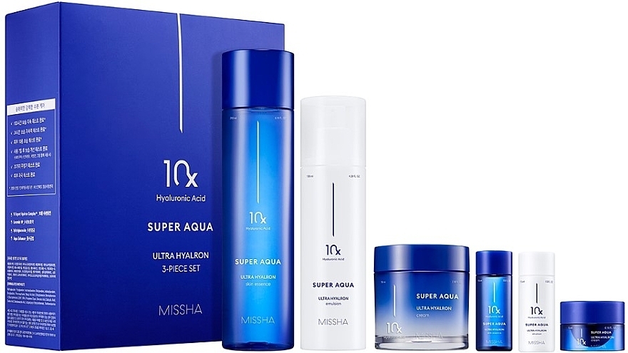 Gesichtspflegeset 6 St. - Missha Super Aqua Ultra Hyalron Set — Bild N1