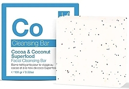Reinigende Gesichtsseife - Dr. Botanicals Cocoa & Coconut Superfood Facial Cleansing Bar — Bild N1