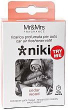 Düfte, Parfümerie und Kosmetik Nachfüller für Auto-Lufterfrischer Cedar Wood - Mr&Mrs Niki Cedar Wood Car Air Freshener (Refill)