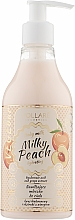 Düfte, Parfümerie und Kosmetik Duftbalsam für den Körper - Vollare VegeBar Milky Peach Hydrating Body Milk