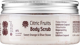 Körperpeeling Süßer Orangen- und Olivenkern - Ecologic Cosmetics Citric Fruits Body Scrub — Bild N1