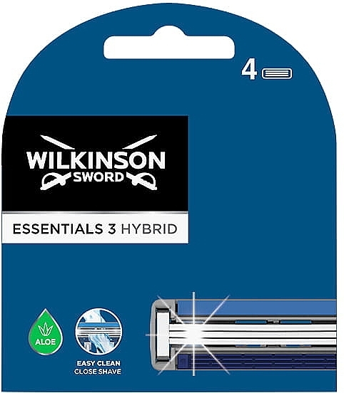 Ersatzklingen 4 St. - Wilkinson Sword Essentials 3 Hybrid — Bild N1