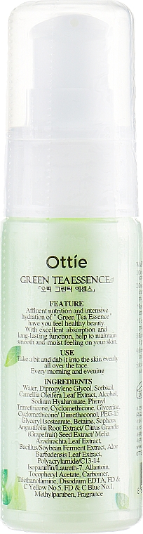 Gesichtsessenz mit grünem Tee - Ottie Green Tea Essence — Bild N2