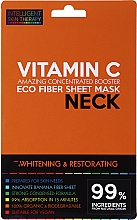 Düfte, Parfümerie und Kosmetik Aufhellende und regenerierende Tuchmaske für den Hals mit Vitamin C - Beauty Face IST Whitening & Restorating Neck Mask Vitamin C