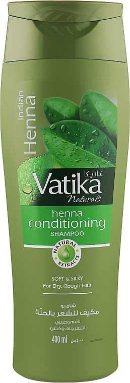 Shampoo mit Henna für trockenes und geschädigtes Haar - Dabur Vatika Henna Shampoo — Bild N1