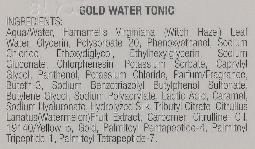 Tonisierendes Gesichtswasser - Orising Skin Care Gold Water Tonic — Bild N4