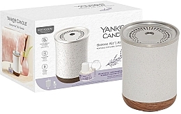 Düfte, Parfümerie und Kosmetik Set Friedlicher Lavendel und Meersalz - Yankee Candle Serene Air (diffuser/1pcs + refill/17ml)