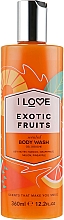 Düfte, Parfümerie und Kosmetik Duschgel mit Mango-, Grapefruit-, Melonen- und Ananasduft - I Love Exotic Fruits Body Wash
