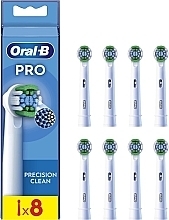 Austauschbare Zahnbürstenköpfe für elektrische Zahnbürste 8 St. - Oral-B Pro Precision Clean — Bild N2